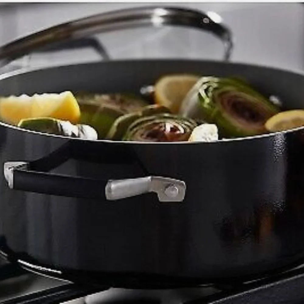 Calphalon 8pc Oil Infused Ceramic Cookware Set ( NEW WITH BOX) - Picture 4 of 8